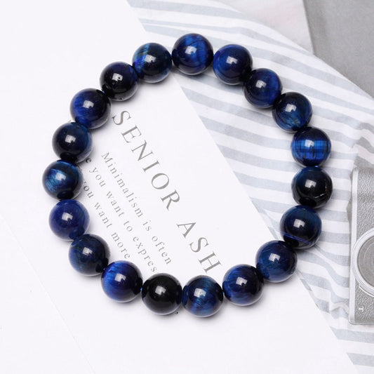 Buddha & Karma Blue Tiger’s Eye Bracelet - Confidence & Creativity