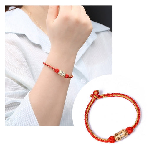 Buddha & Karma Tibetan Mantra S925 Sterling Silver Bracelet - Luck & Protection