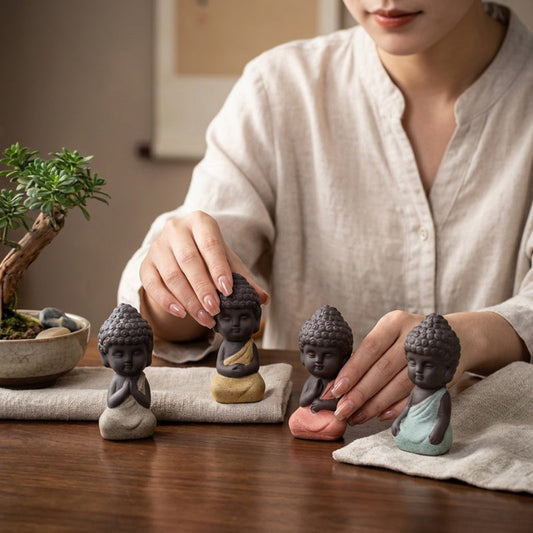 Buddha & Karma The 4 Noble Truths Figurines - Mini Buddha